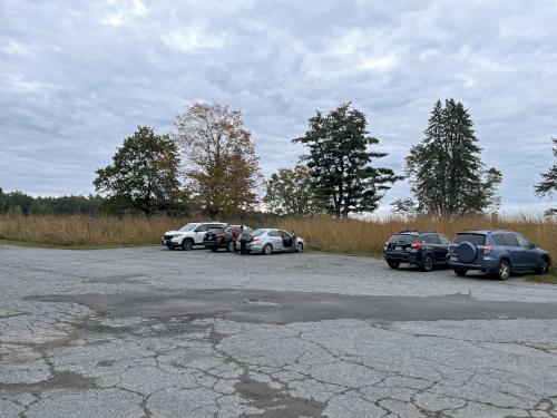 parking in October at Surrenden Farms in northeast MA