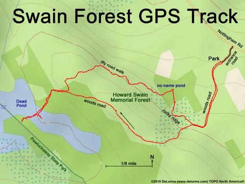 Swain Forest gps track