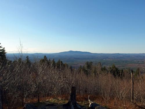 view west in November toward Mount Monadnock from Temple Mountain in southern New Hampshire