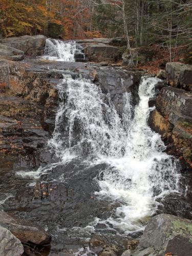 Brown Brook falls on Three Ponds Loop in New Hampshire