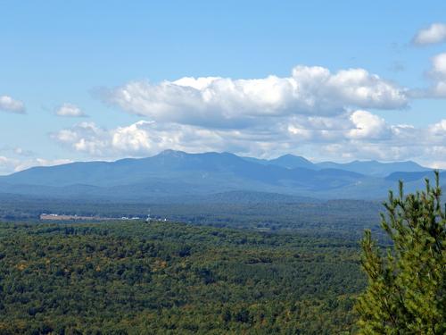 view of Mount Chocorua from Mount Tom in Maine