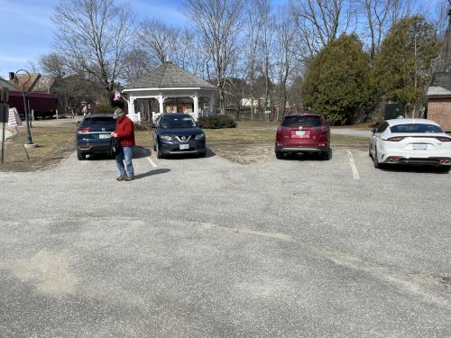 parking in March at Little Tooky Trail near Hopkinton in southern New Hampshire