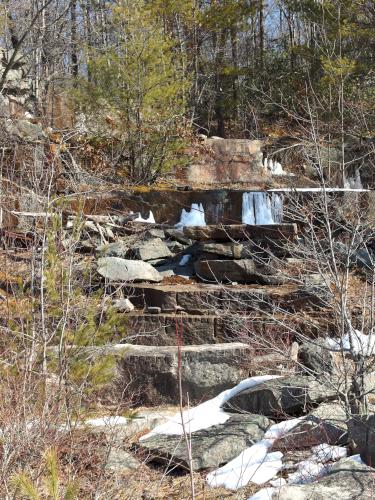 quarry in March at Townsend State Forest in northeast Massachusetts