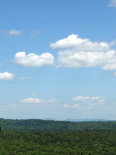 distant mountain range as seen from Tully Mountain in north central Massachusetts