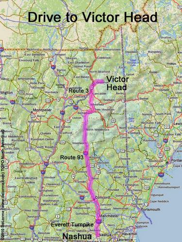 Victor Head drive route