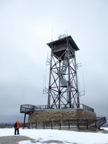 new fire tower on Wachusett Mountain in Massachusetts