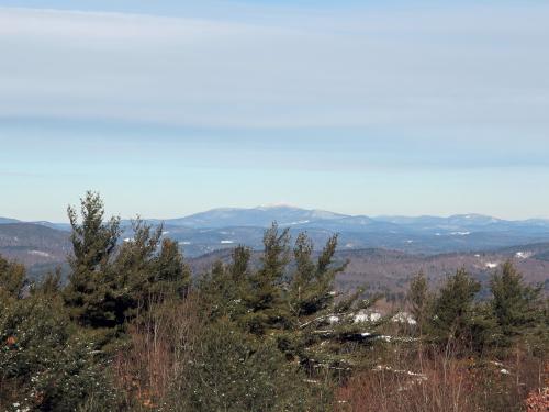 view of Mount Kearsarge in December from Mount Wallingford near Weare in southern New Hampshire