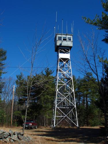 fire tower on Warner Hill in New Hampshire