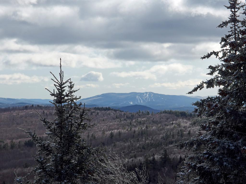 view in November of Mount Sunapee from Little Mount Washington in southwest New Hampshire