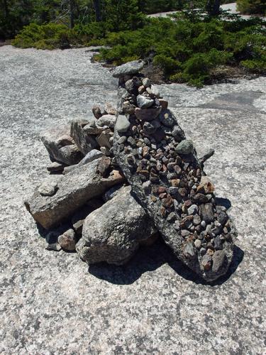 different cairn on the trail down from Welch Mountain in New Hampshire