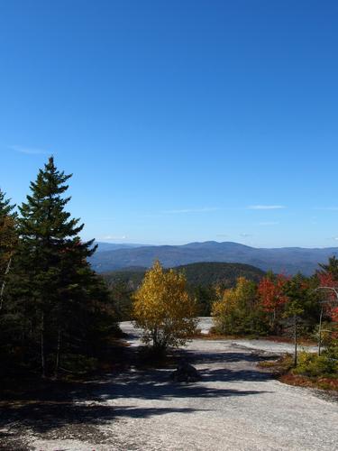 view from the Welch-Dickey Loop Trail coming down off Dickey Mountain in New Hampshire