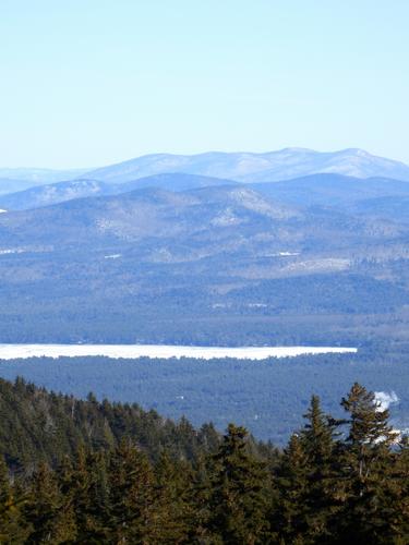 view from the summit of Bald Mountain in the Ossipee Range in New Hampshire