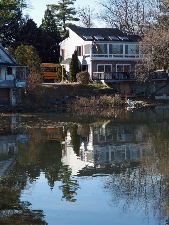house on Mascuppic Lake near Whortleberry Hill in northeastern Massachusetts