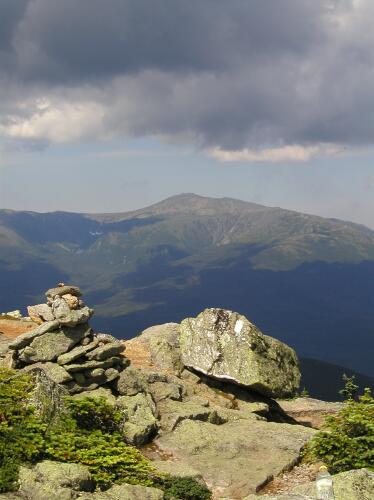 view of Mount Washington from Mount Hight in New Hampshire