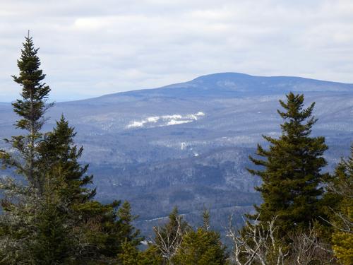 Mount Cube as seen from the summit of Willoughby Mountain in New Hampshire