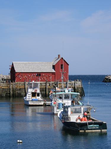 Rockport harbor in Massachusetts