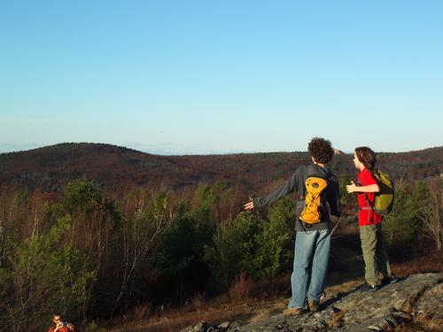 hikers on Winn Mountain in New Hampshire
