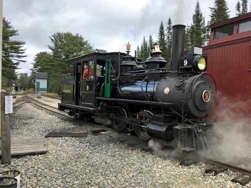 Engine Number 9 at Wiscasset Railroad in Maine