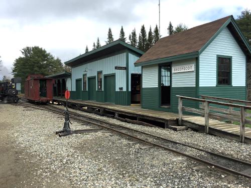 Sheepscot Station at Wiscasset Railroad in Maine