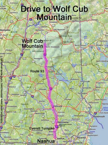 Wolf Cub drive route