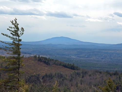 view in May of Mount Monadnock from Clark Summit near Deering in southern New Hampshire