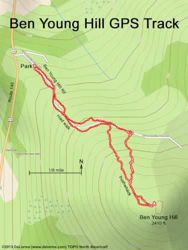 Ben Young Hill gps track