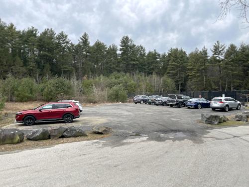 parking in March at Yudicky Farm in Nashua NH