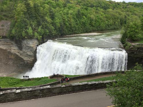 Middle Falls at Letchworth State Park in New York