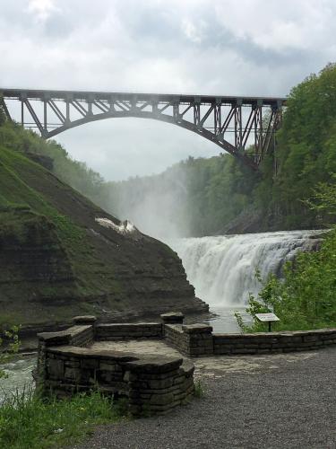 Upper Falls at Letchworth State Park in New York