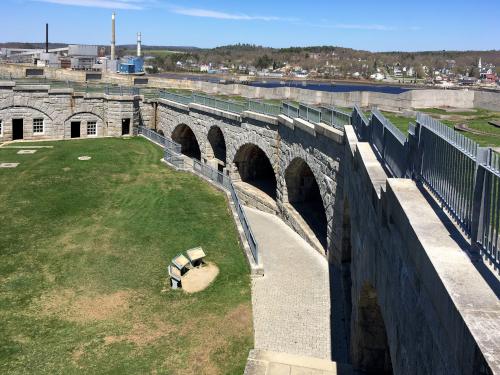 Fort Knox at the top of Penobscot Bay in coastal Maine