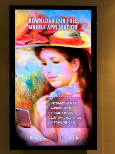 morphed video for the smartphone audioguide at the Montreal Museum of Fine Arts, Canada