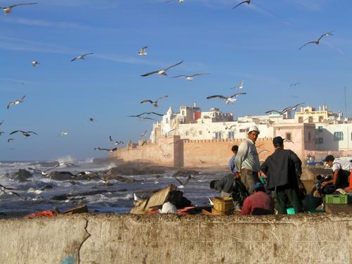 port city of Essaouira on the Atlantic Ocean of Morocco