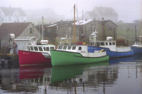 Peggy's Cove in Nova Scotia in June 1998