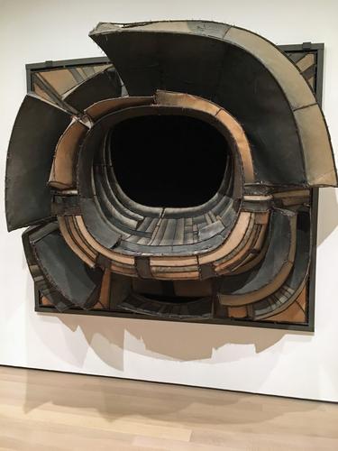 untitled art by Lee Bontecou at MoMA in NYC