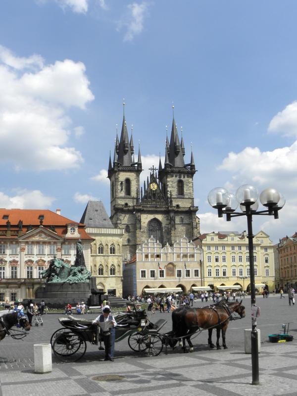 Prague's Old Town Square in the Czech Republic
