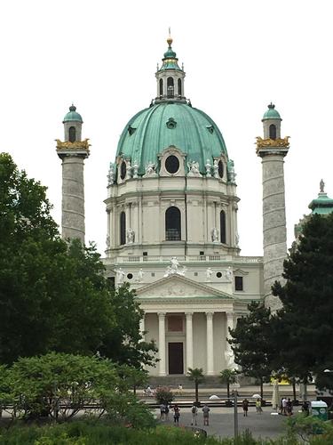 St Charles' Church at Vienna, Austria