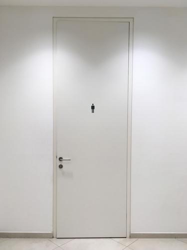 bathroom in the Jewish Museum at Vienna, Austria