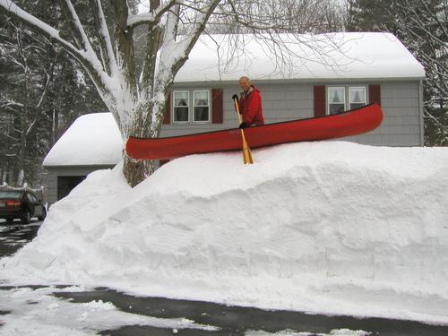 winter white-water paddling alternative to canoeing on the Allagash Wilderness Waterway in northern Maine