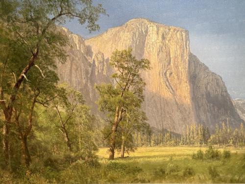 El Capitan by Albert Bierstadt in the Arkell Museum at Canajoharie, NY