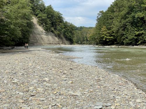 Cattaraugus Creek in September at Zoar Valley near Buffalo, NY