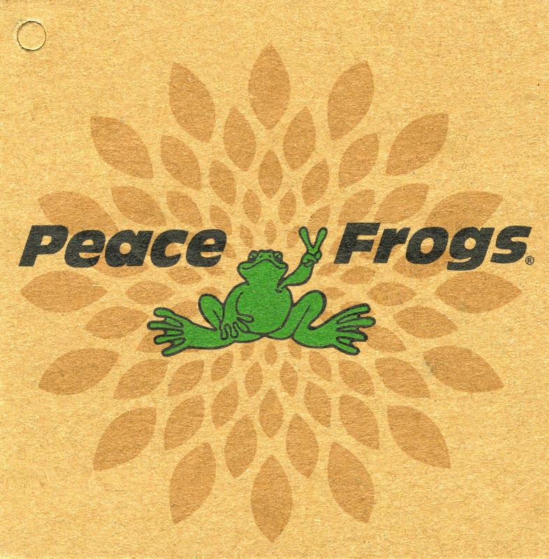 Peace Frogs tag
