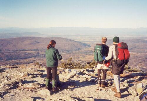 view from Mount Abraham in Vermont