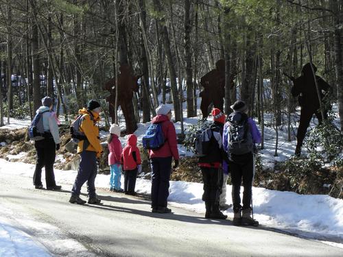 visitors at Andres Institute of Art in New Hampshire