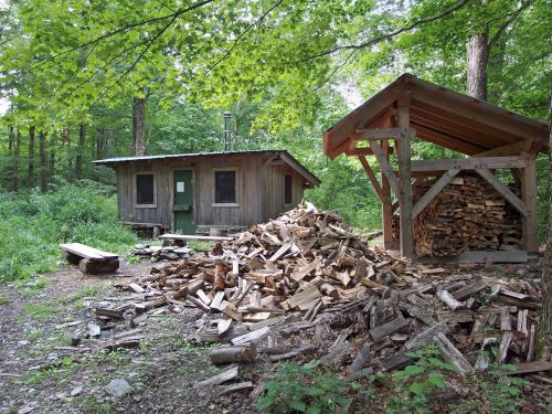 hut at Antone Mountain in southwest Vermont