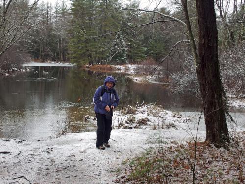 river view from the trail at Ashuelot River Park, Keene, NH