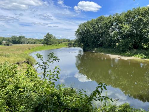 Housatonic River in July at Bartholomew's Cobble in southwestern Massachusetts