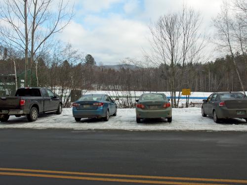 parking in January at Bear Hill in southwestern New Hampshire