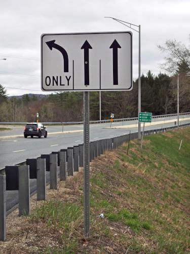 Route 9 near Beaver Brook Falls near Keene in southern New Hampshire