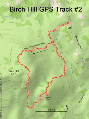 Birch Hill gps track