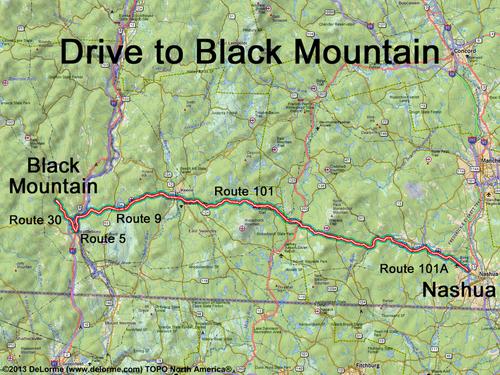 Black Mountain drive route